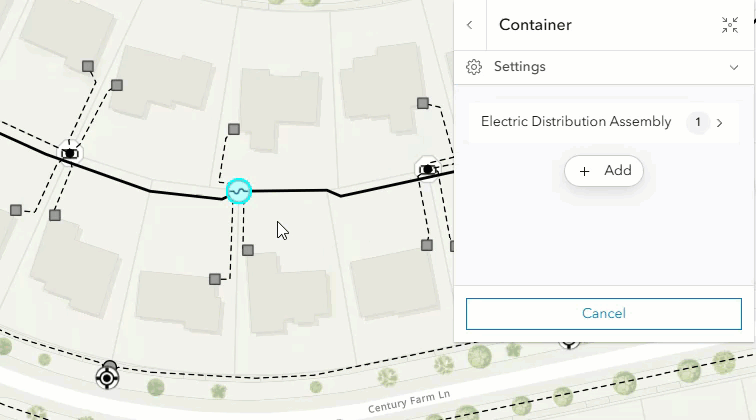 creating a new association with attribute filter with the Editor widget